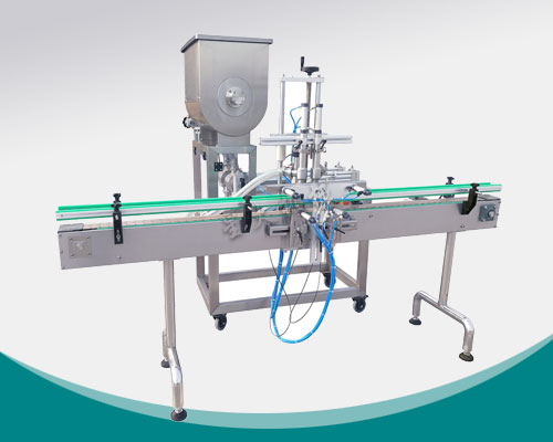 雙頭臥式攪拌直線醬料灌裝機